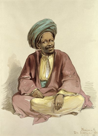 Ibrahim - aus Sunnar, 1856 von Amadeo Preziosi